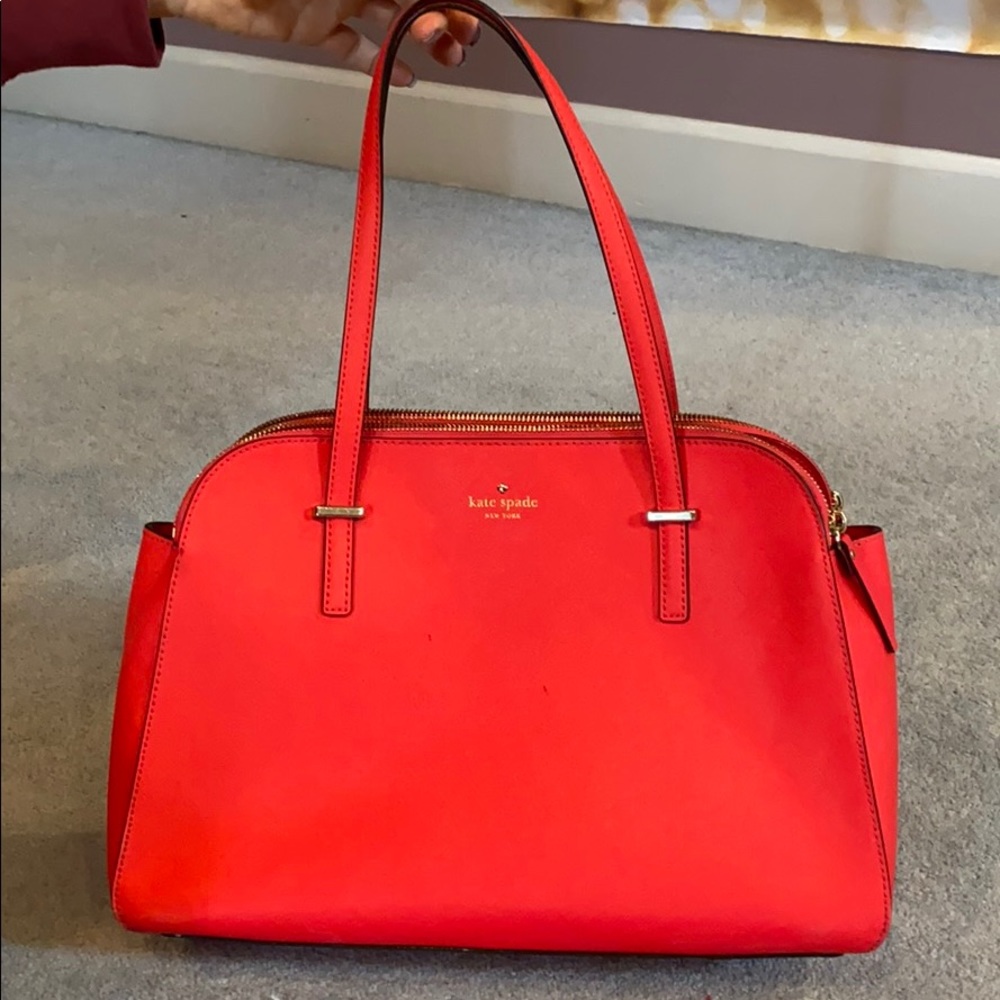 Eccentric pink Kate Spade purse
